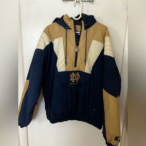 Vintage  1990’s Notre Dame starter jacket